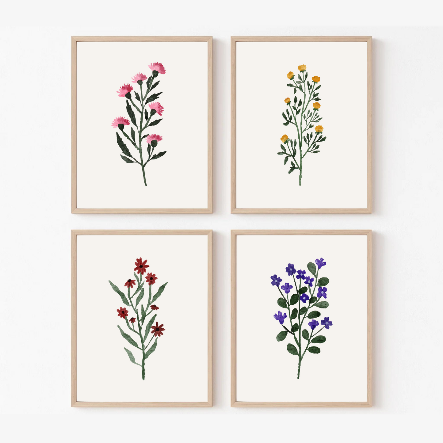 Floral Garden ( Set of 4 )