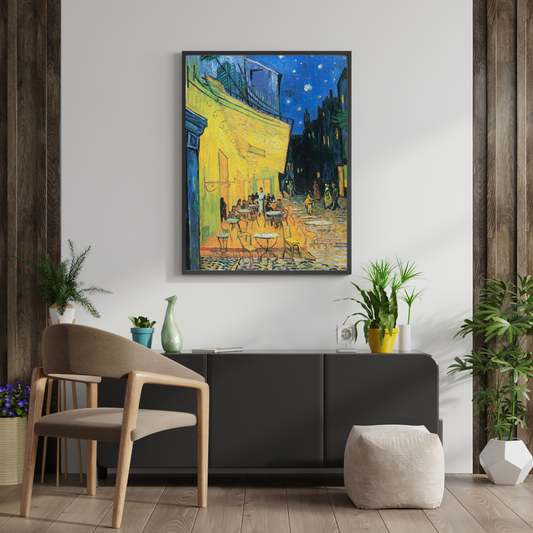 VAN GOGH - CAFÉ TERRACE AT NIGHT POSTER without text