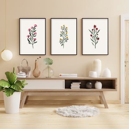 Wildflowers Collection ( Set of 3 )