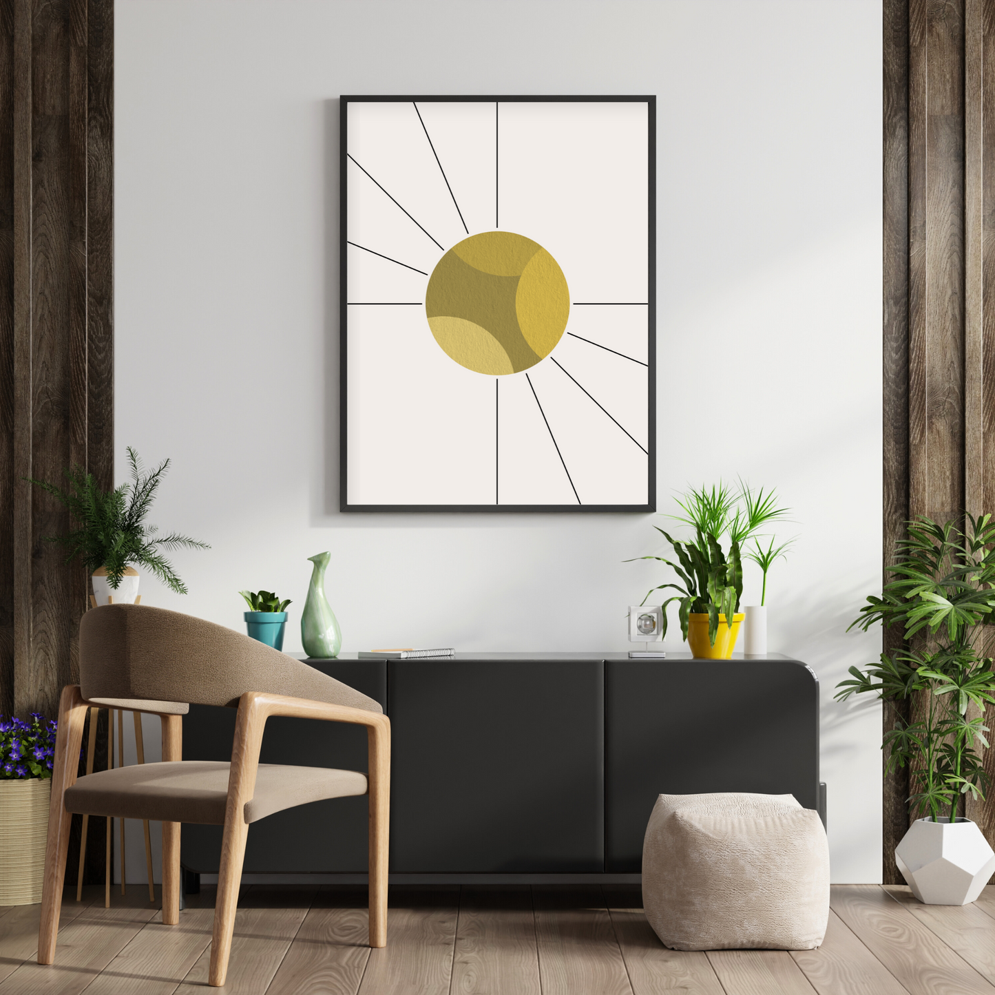 Sun - Minimalist Wall Frame