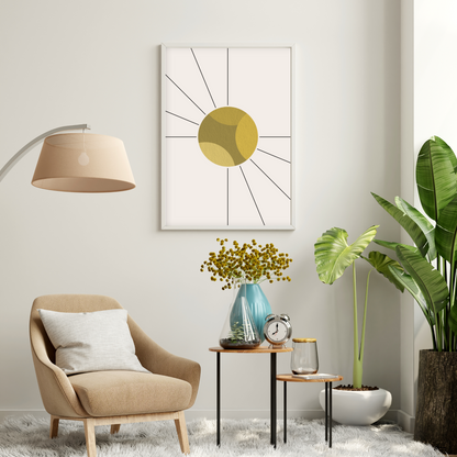 Sun - Minimalist Wall Frame