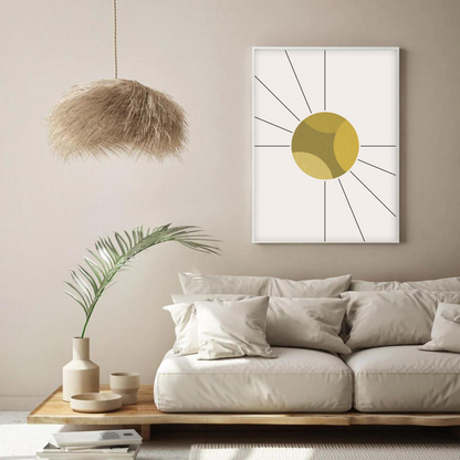 Sun - Minimalist Wall Frame