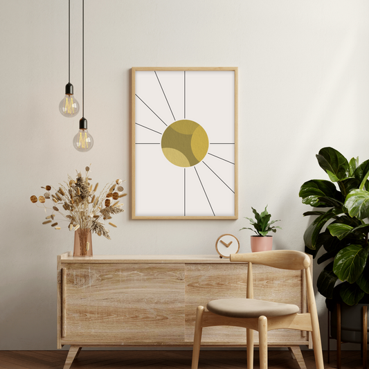 Sun - Minimalist Wall Frame