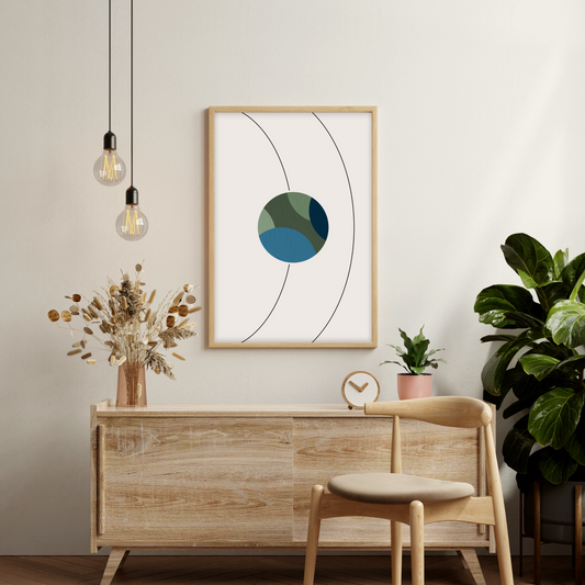 Earth - Minimalist Wall Frame