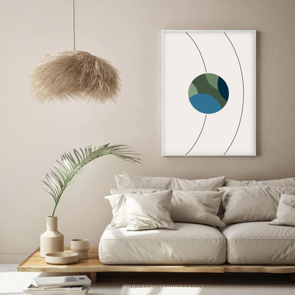 Earth - Minimalist Wall Frame