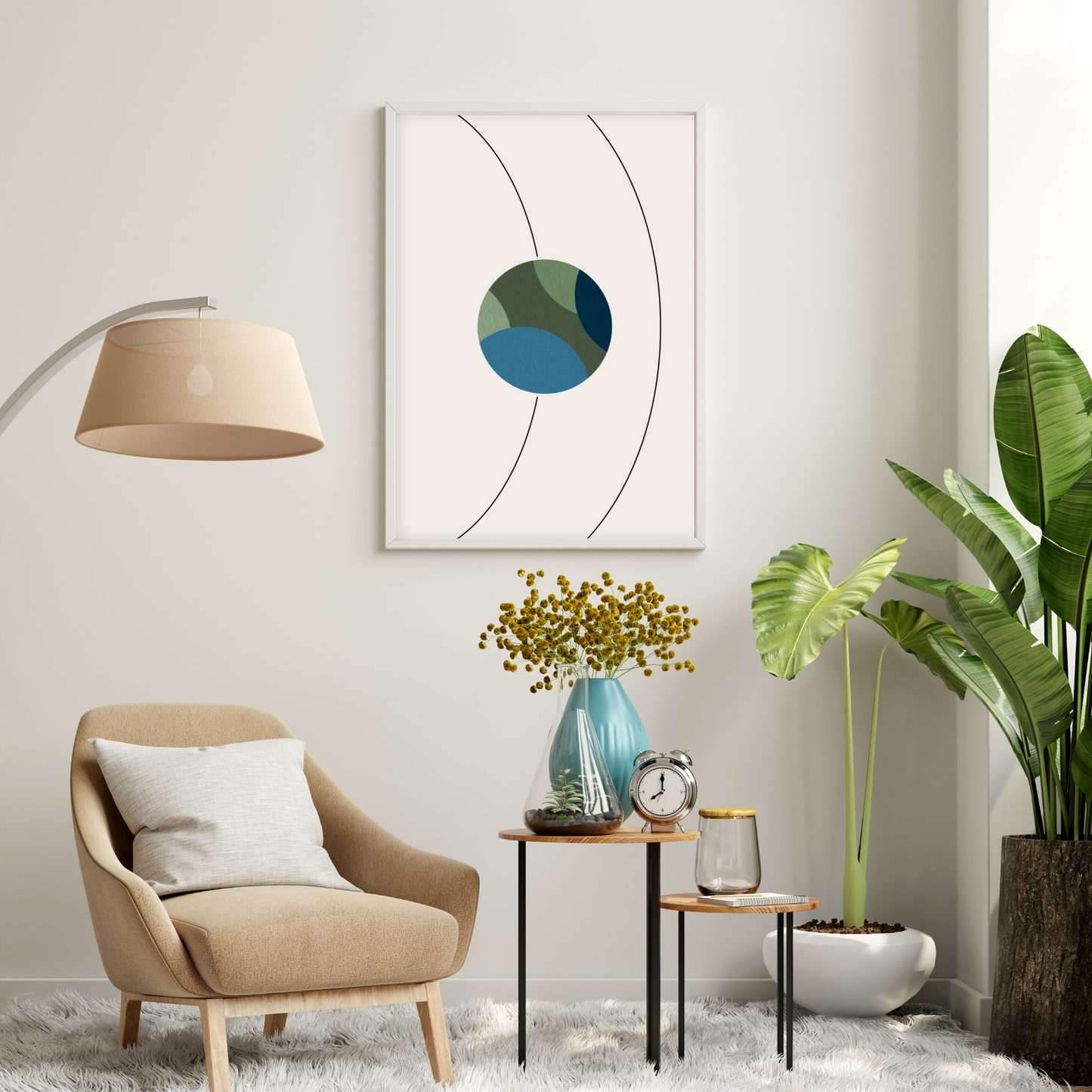 Earth - Minimalist Wall Frame