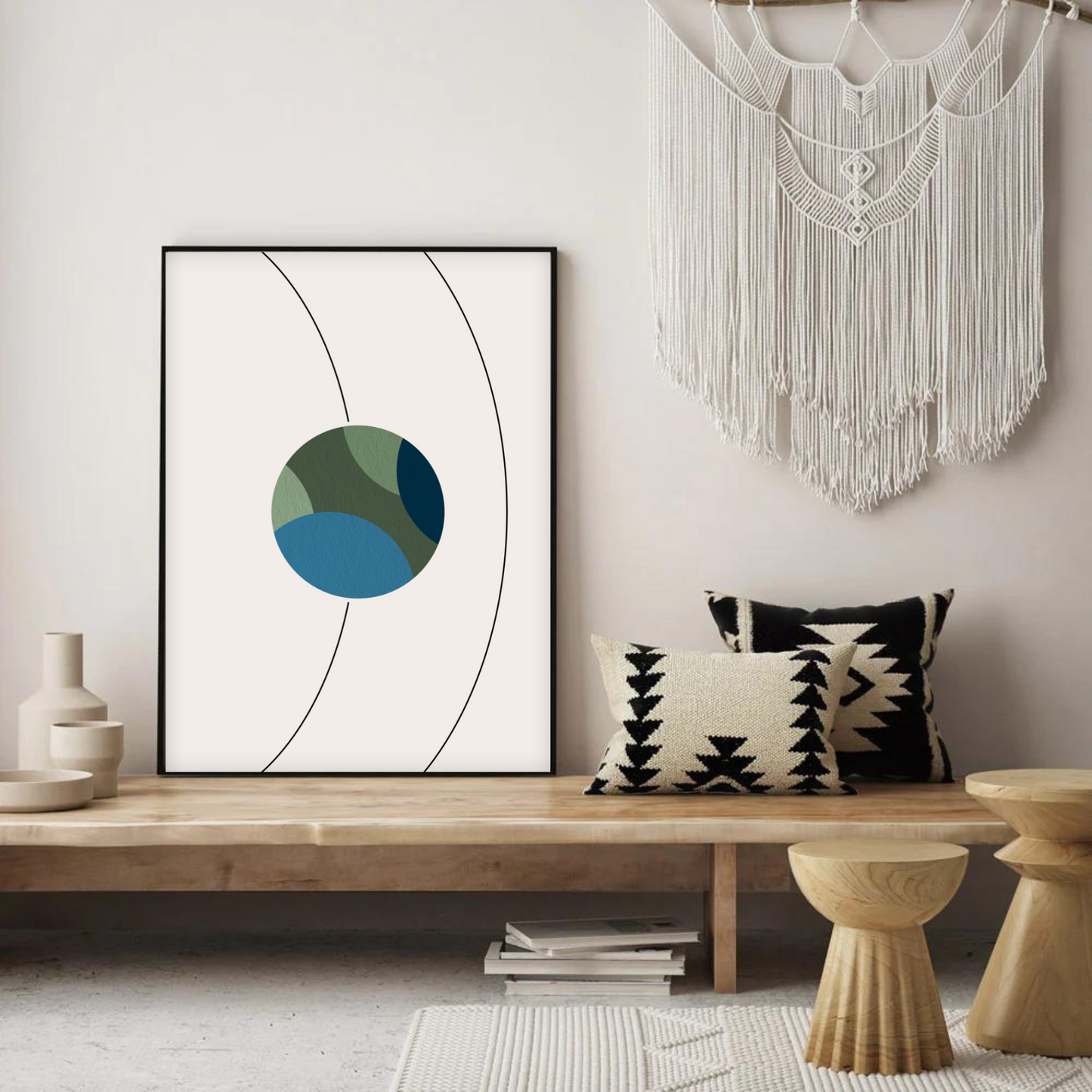 Earth - Minimalist Wall Frame