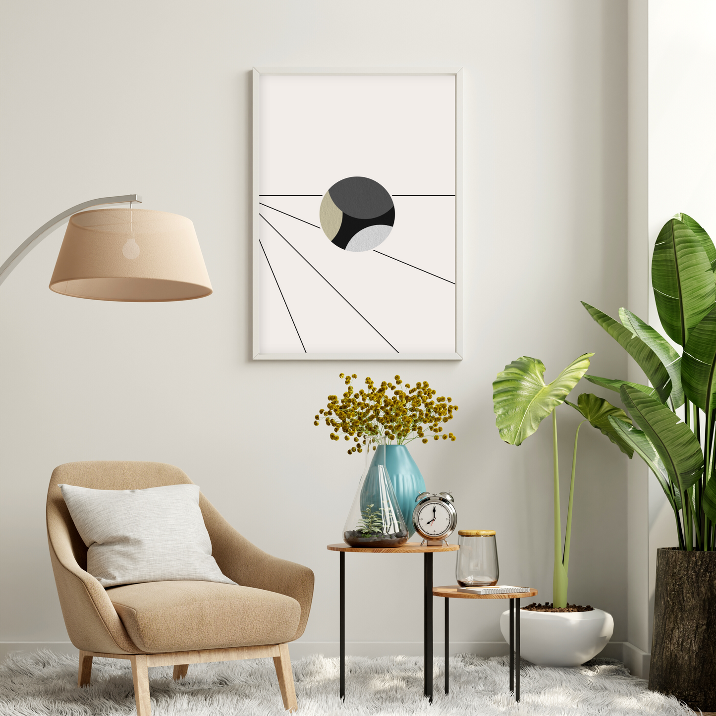 Moon - Minimalist Wall Frame