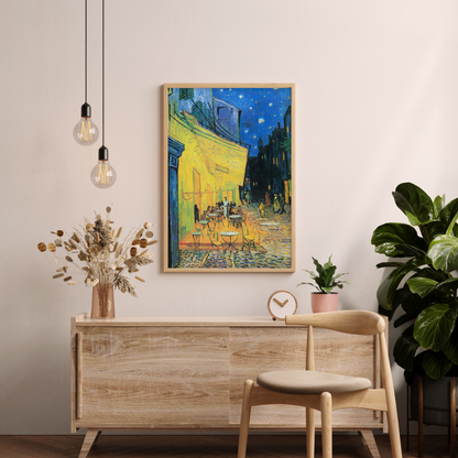 VAN GOGH - CAFÉ TERRACE AT NIGHT POSTER without text