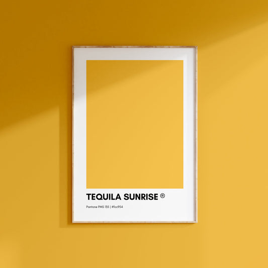 Tequila Sunrise Cocktail Pantone