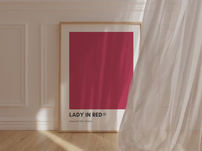 Lady in Red Pantone